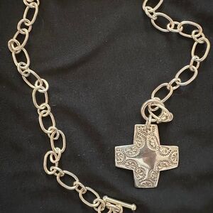 Silpada Toggle Cross Necklace